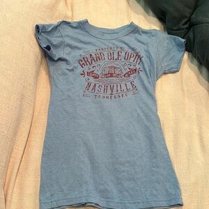 Grand Ole Opry Blue tee sz Small
